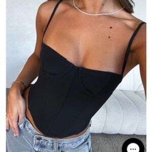 NWT White fox boutique  in the morning bustier